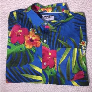 Empyre button up floral shirt